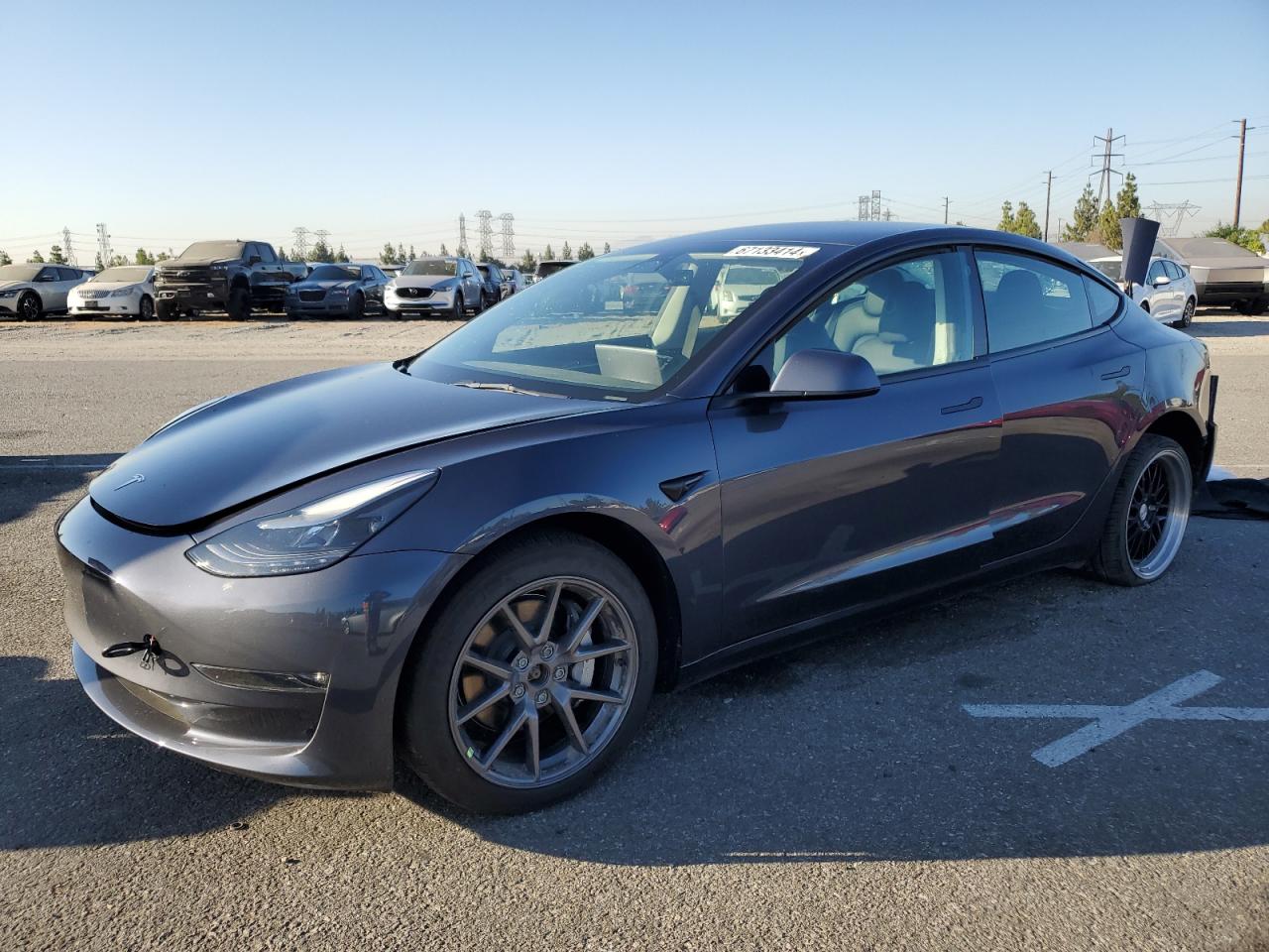 VIN 5YJ3E1EB2PF388424 2023 TESLA MODEL 3 no.1