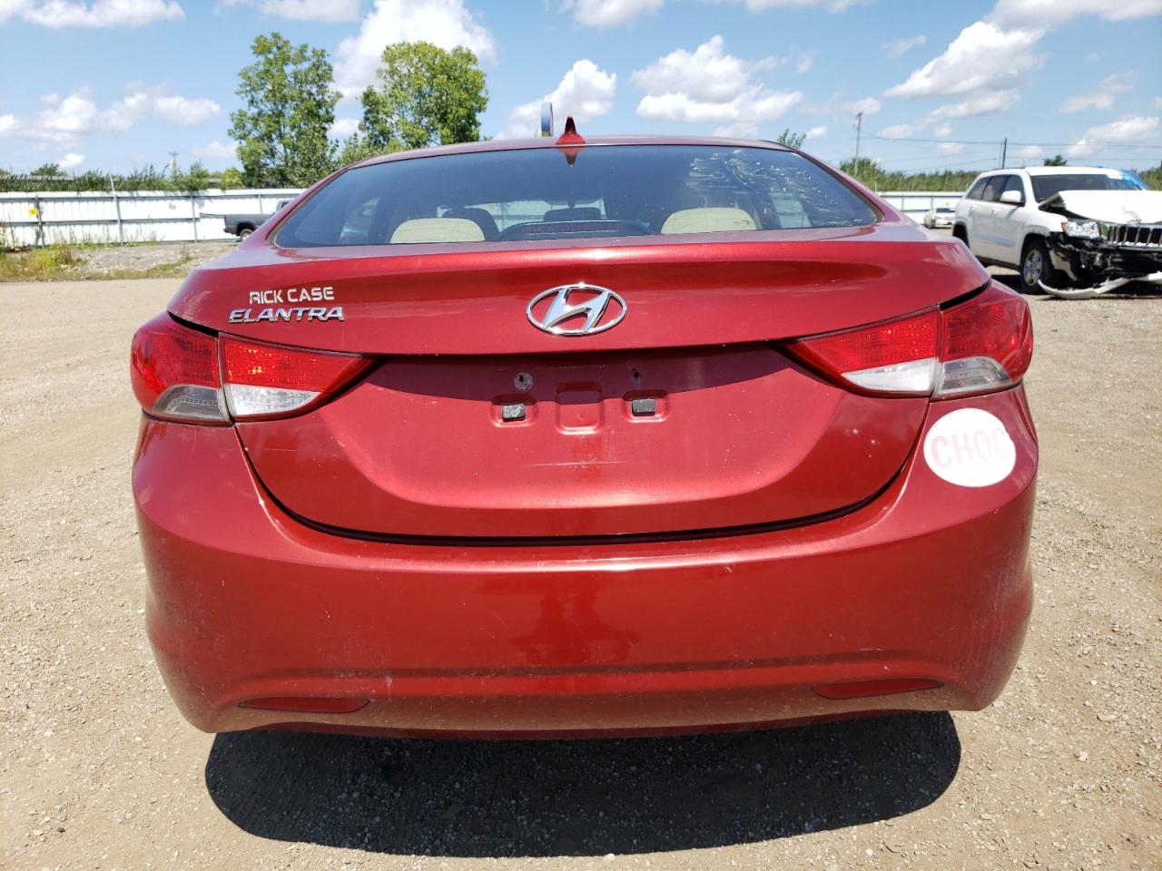 2012 Hyundai Elantra Gls VIN: KMHDH4AEXCU183802 Lot: 65949324