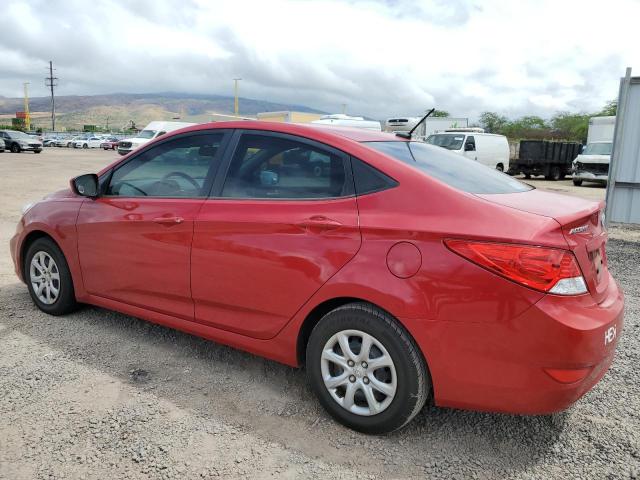  HYUNDAI ACCENT 2012 Czerwony