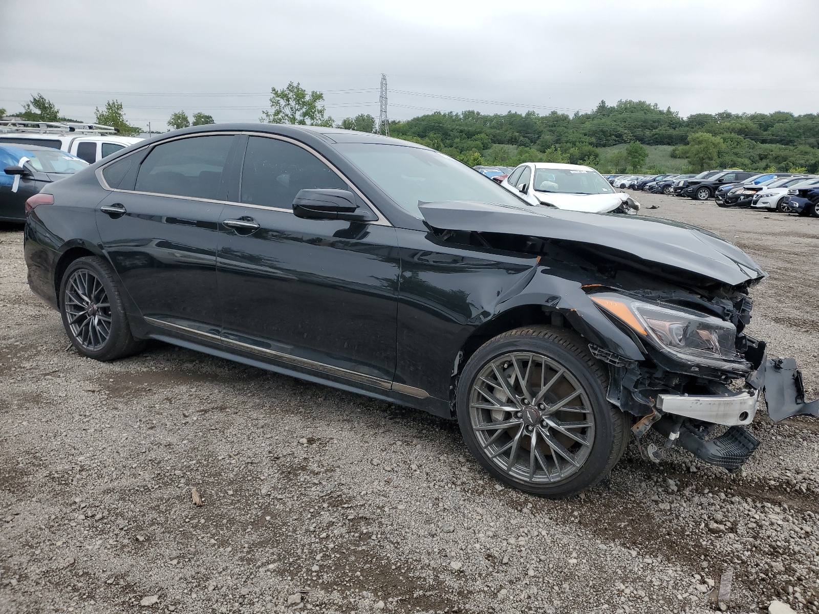 2018 Genesis G80 Sport vin: KMHGN4JB5JU228640