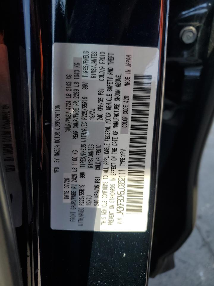 2020 Mazda Cx-5 Grand Touring VIN: JM3KFBDM5L0862111 Lot: 65829364