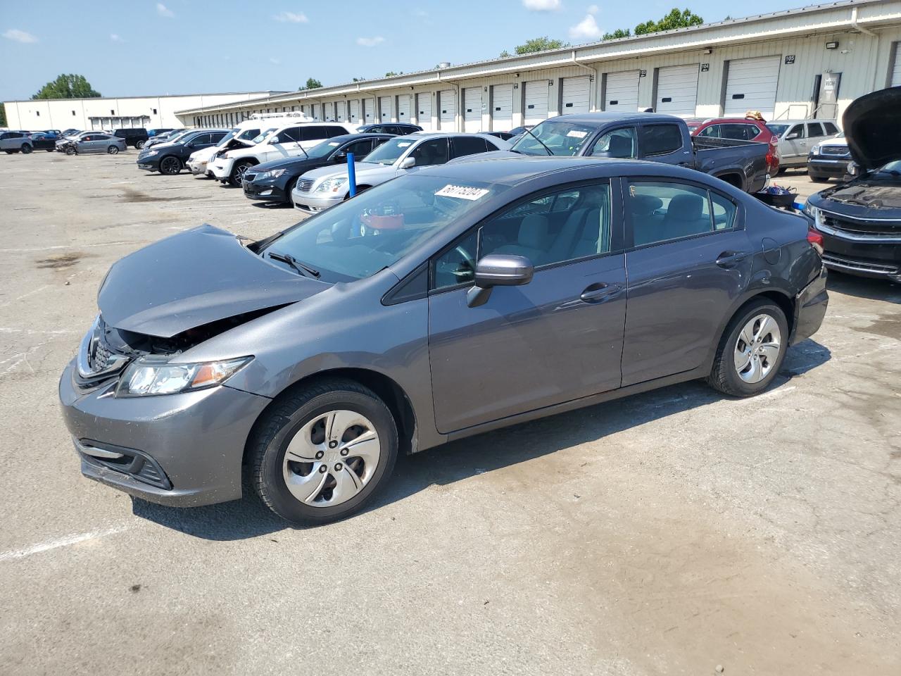 2013 Honda Civic Lx VIN: 2HGFB2F53DH596940 Lot: 66775204