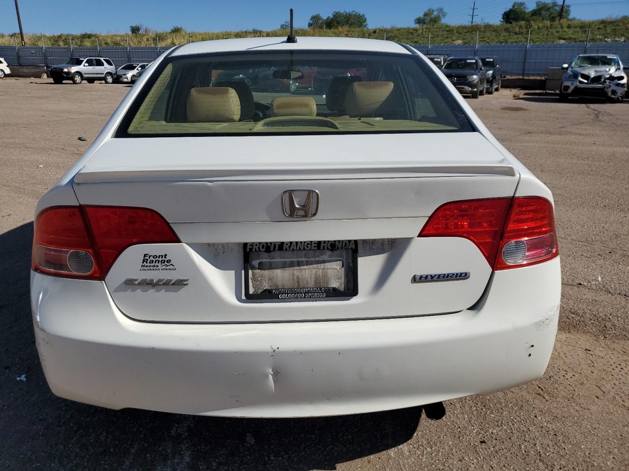 2008 Honda Civic Hybrid VIN: JHMFA36218S010522 Lot: 67114154