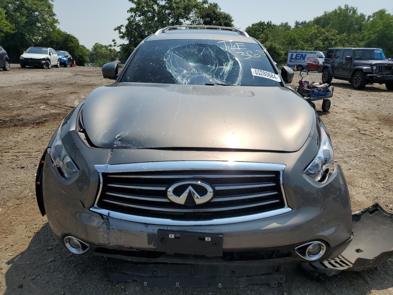 2014 Infiniti Qx70 VIN: JN8CS1MW7EM411850 Lot: 65280684