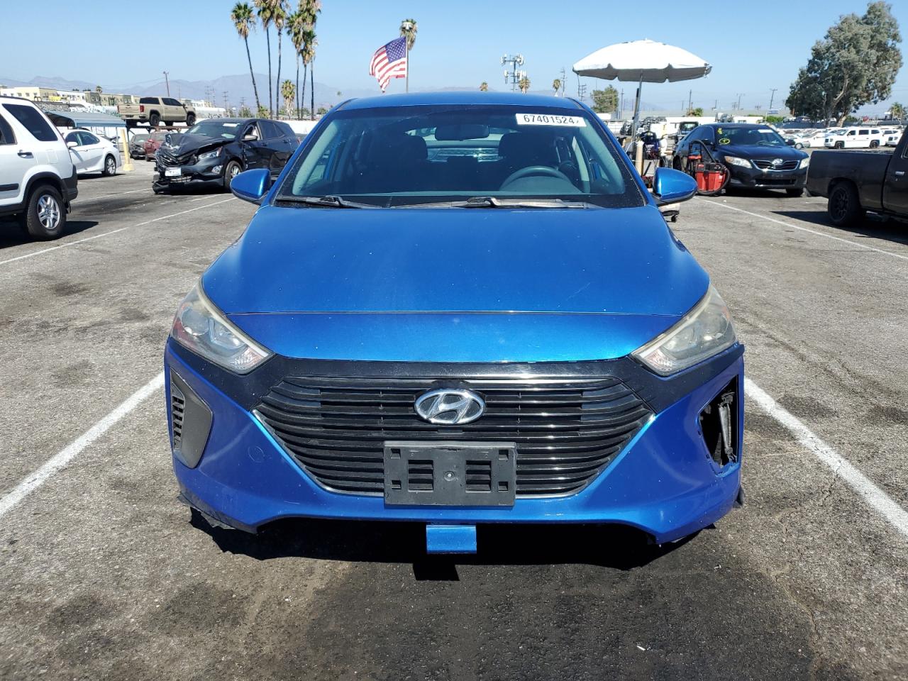 2018 Hyundai Ioniq Blue VIN: KMHC65LC5JU101801 Lot: 67401524