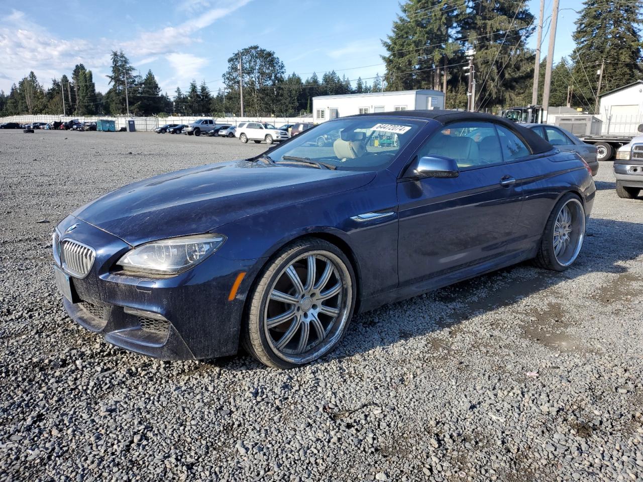2013 BMW 650 I VIN: WBAYP9C54DDW21294 Lot: 64472074