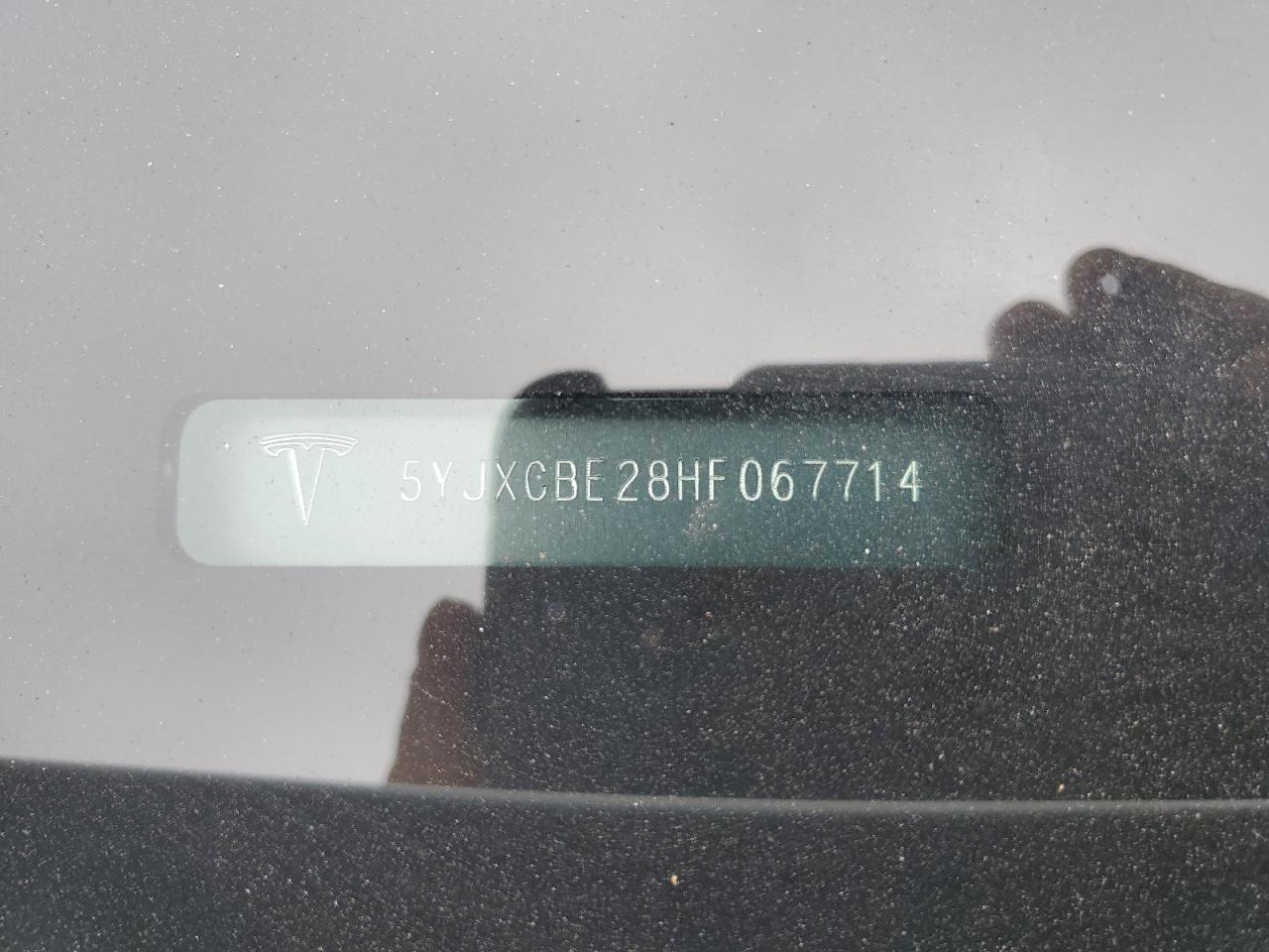 5YJXCBE28HF067714 2017 Tesla Model X