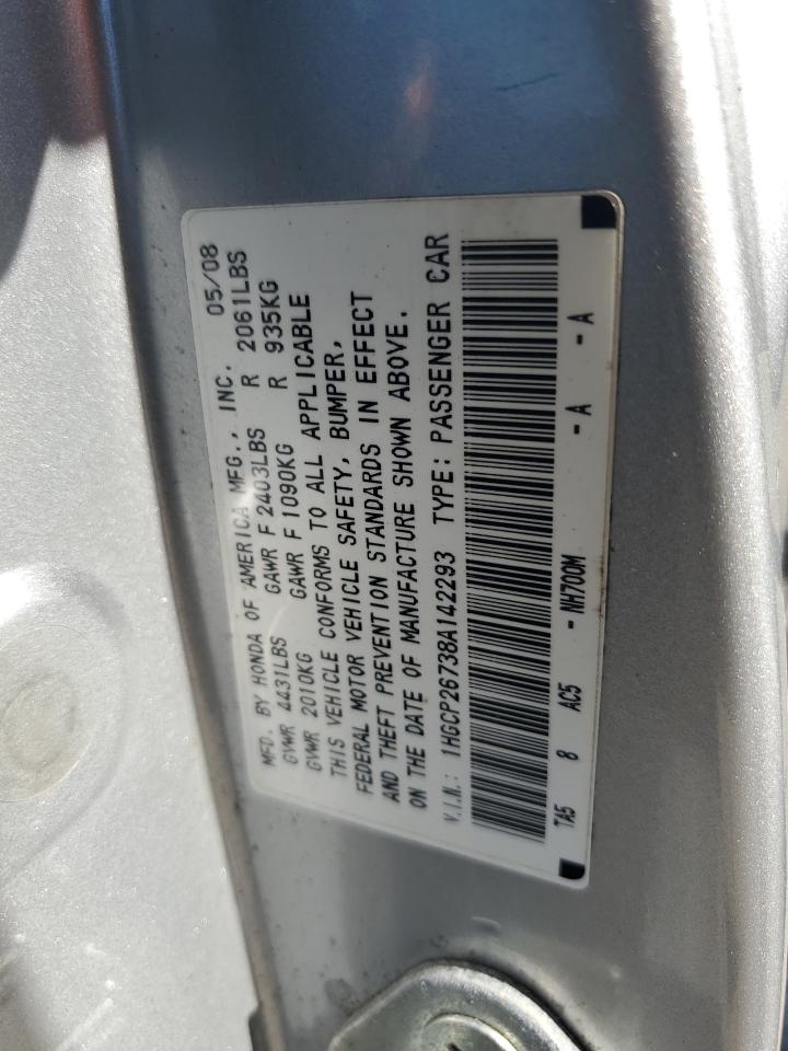 1HGCP26738A142293 2008 Honda Accord Ex