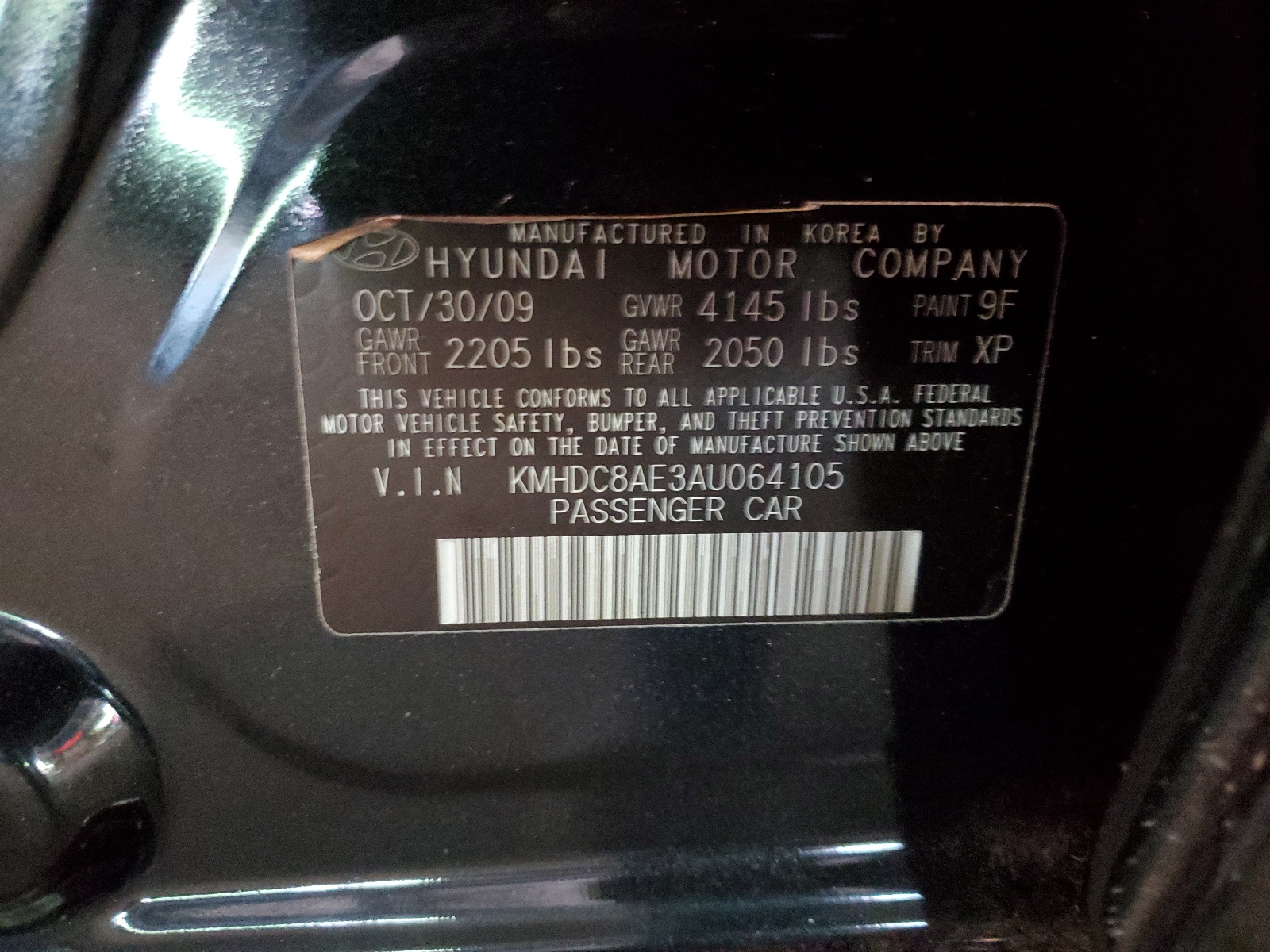 KMHDC8AE3AU064105 2010 Hyundai Elantra Touring Gls