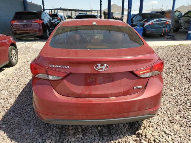  HYUNDAI ELANTRA 2014 Burgundy