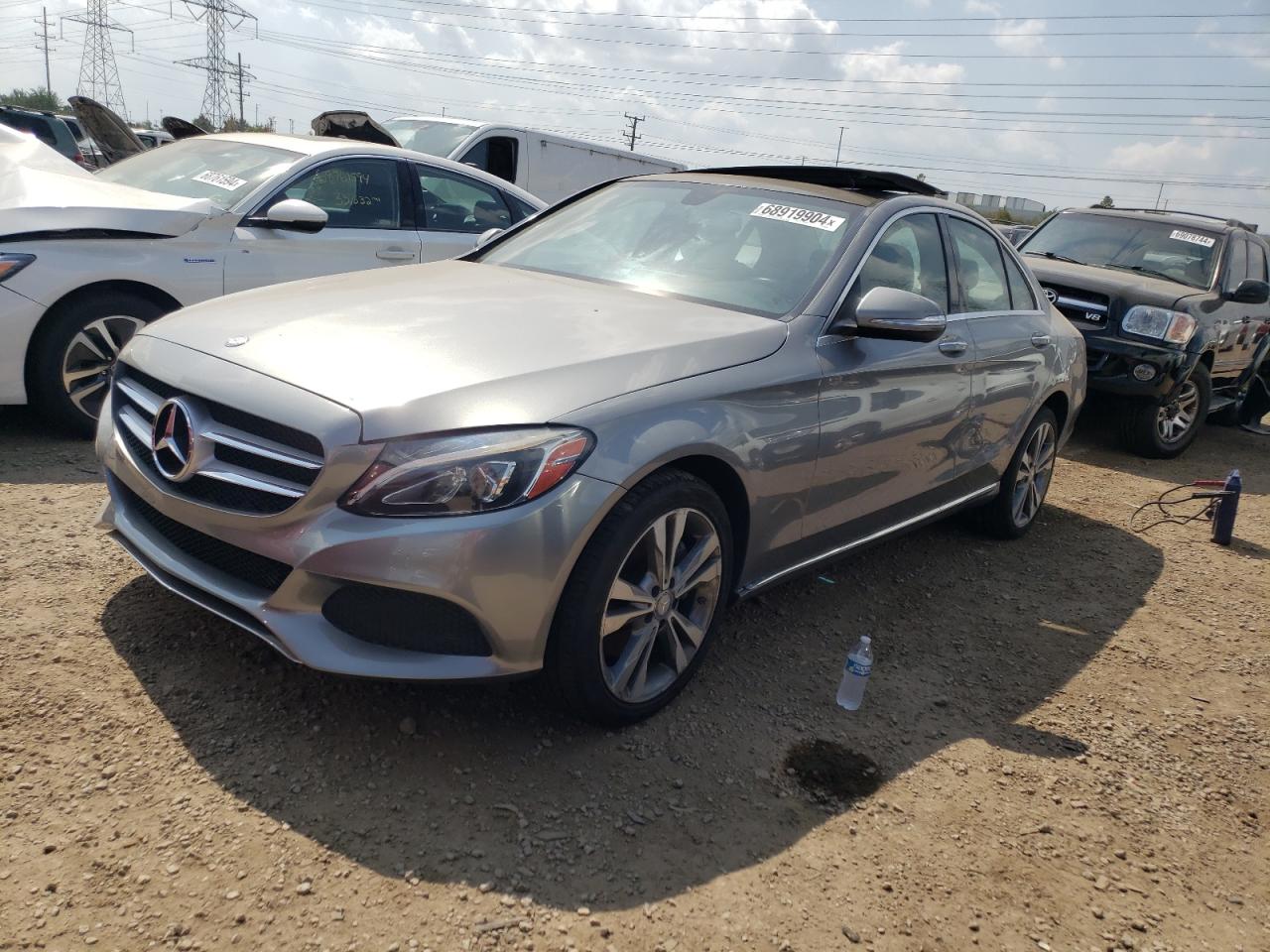 55SWF4KB5FU002446 2015 MERCEDES-BENZ C CLASS - Image 1