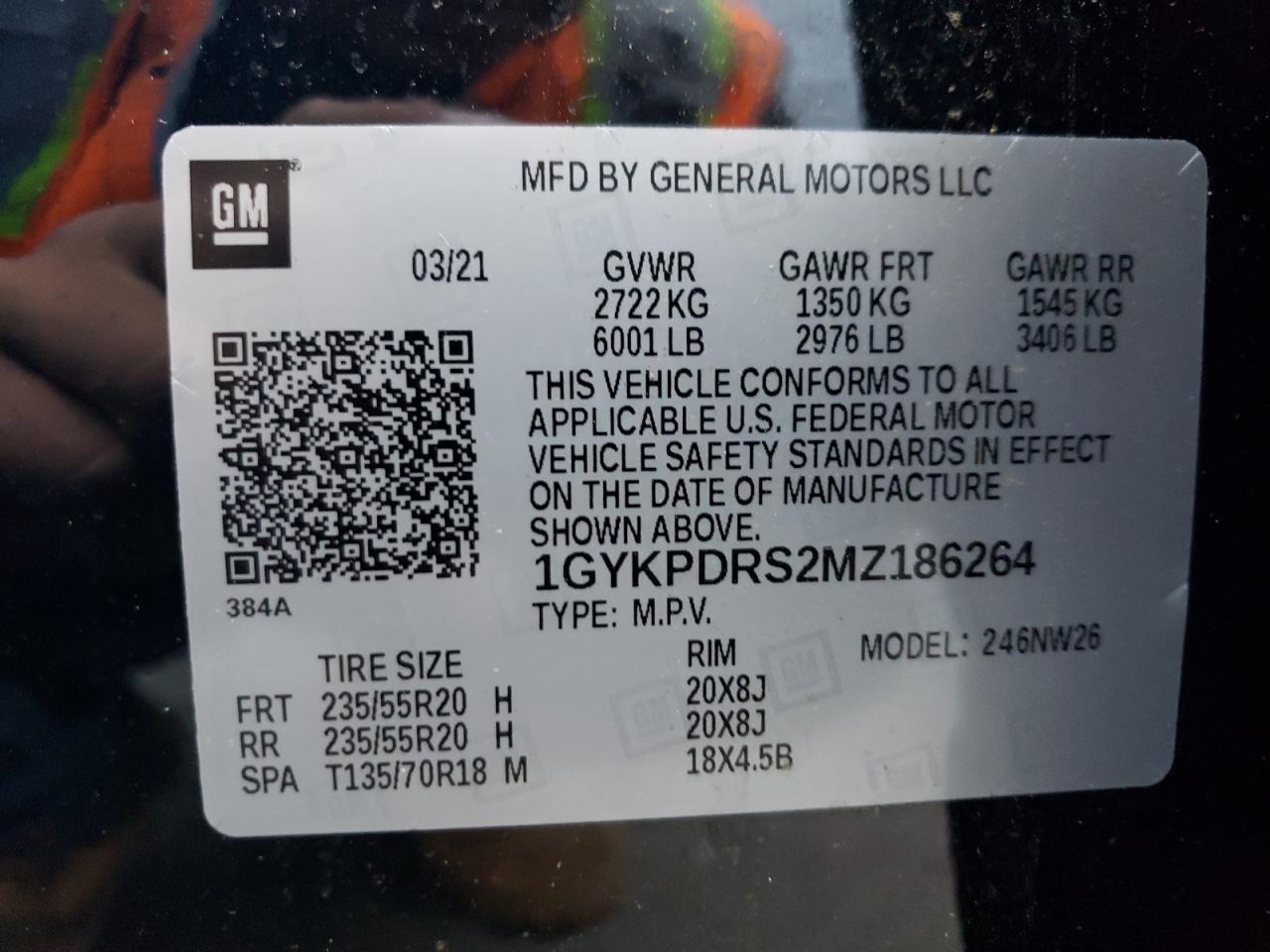 1GYKPDRS2MZ186264 Cadillac XT6 PREMIU 13