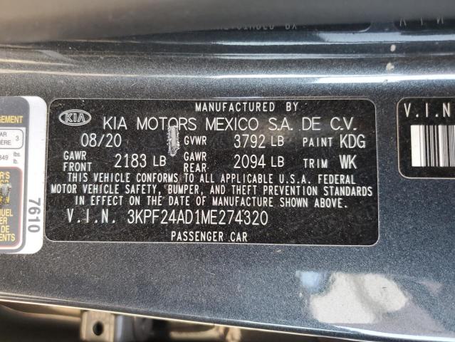 3KPF24AD1ME274320 Kia Forte FE 13