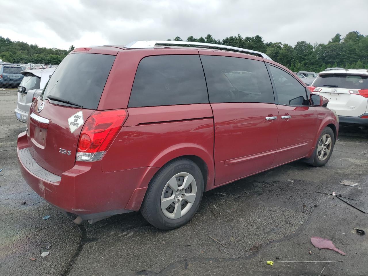2008 Nissan Quest S VIN: 5N1BV28U68N118030 Lot: 66123654