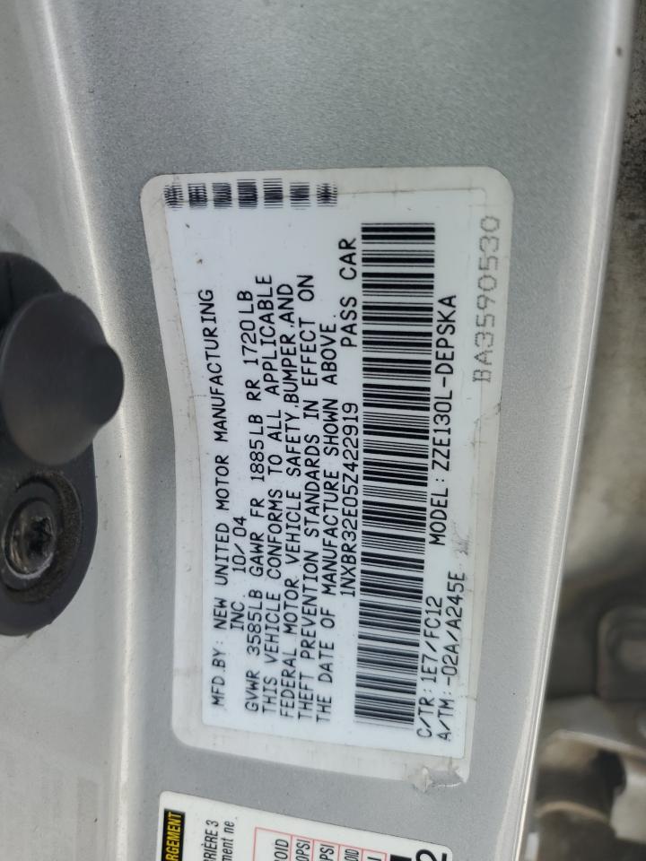 1NXBR32E05Z422919 2005 Toyota Corolla Ce