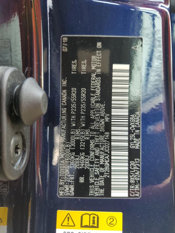 2018 Lexus Rx 450H Base VIN: 2T2BGMCA7JC027148 Lot: 67382324