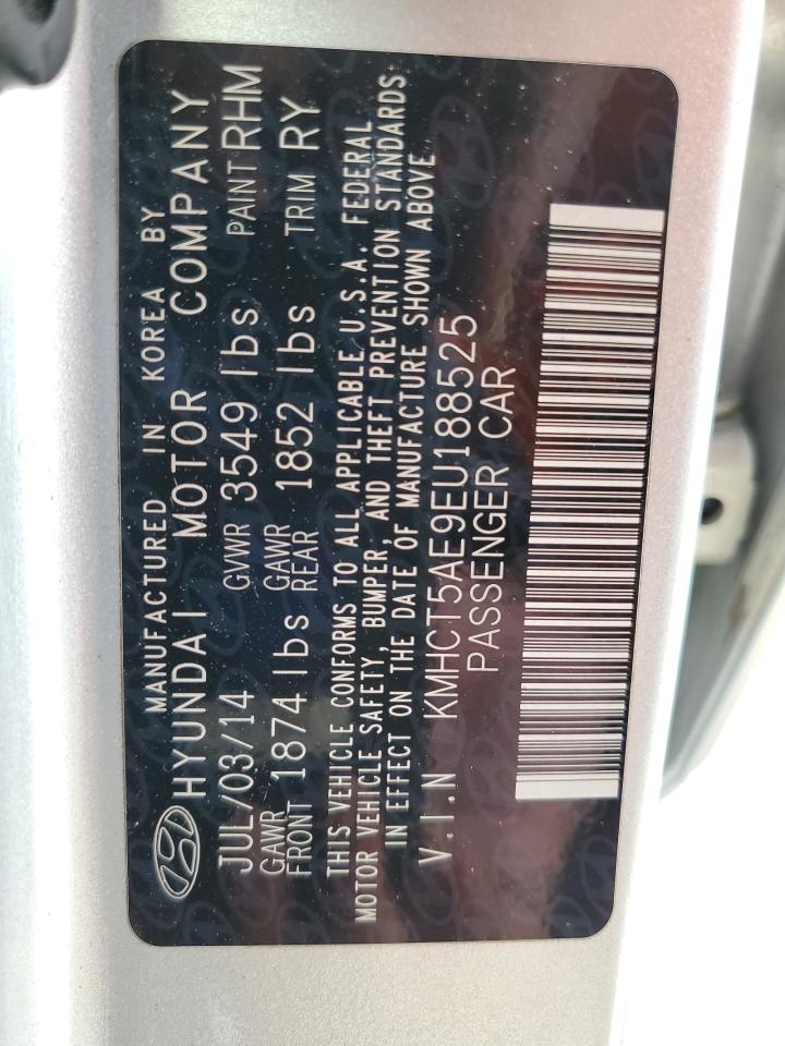 2014 Hyundai Accent Gls VIN: KMHCT5AE9EU188525 Lot: 67402064