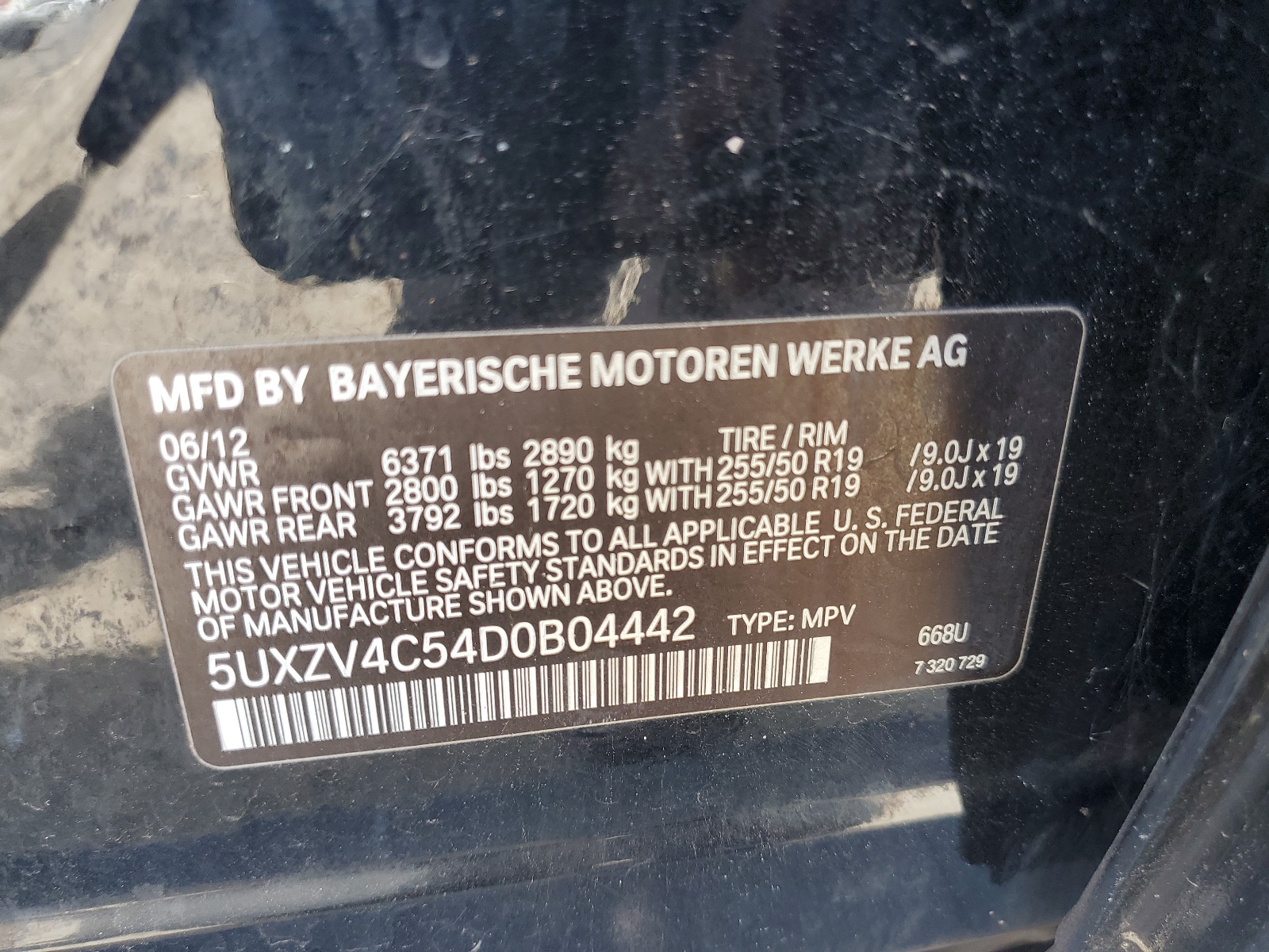 5UXZV4C54D0B04442 2013 BMW X5 xDrive35I