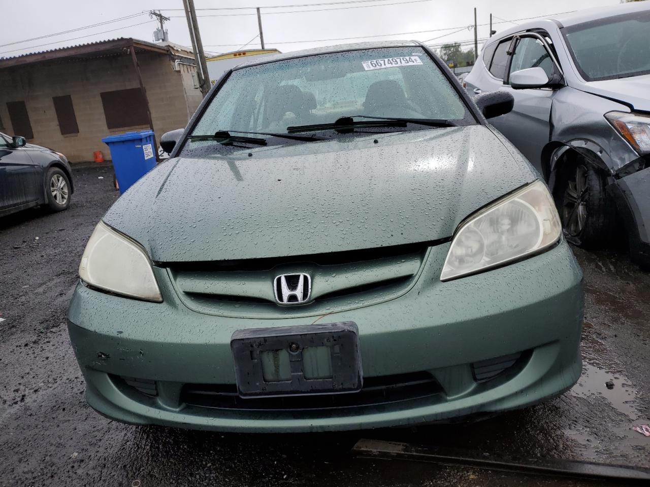 2004 Honda Civic Dx Vp VIN: 2HGES16384H606527 Lot: 66749794