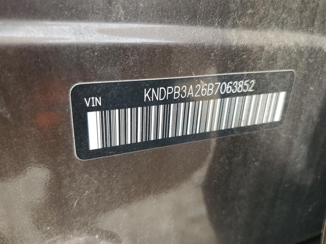 2011 Kia Sportage Lx VIN: KNDPB3A26B7063852 Lot: 65898624