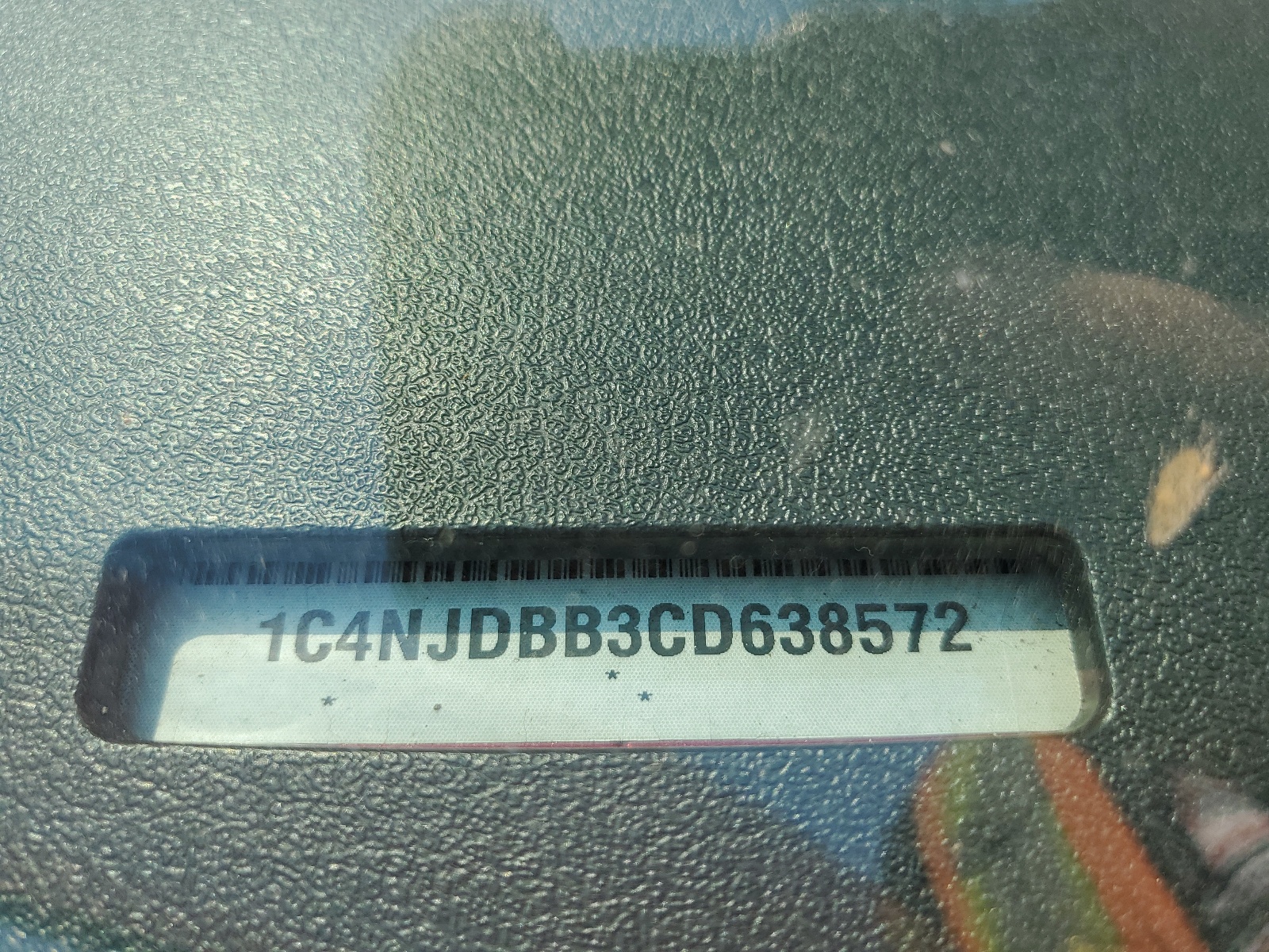 1C4NJDBB3CD638572 2012 Jeep Compass Sport