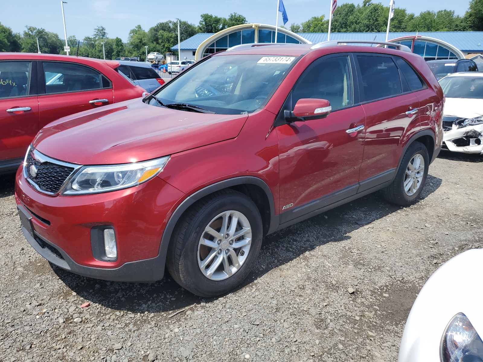 2014 Kia Sorento Lx vin: 5XYKTCA60EG525338