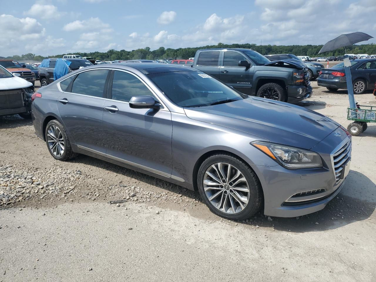 2015 Hyundai Genesis 3.8L VIN: KMHGN4JE6FU072612 Lot: 66931954