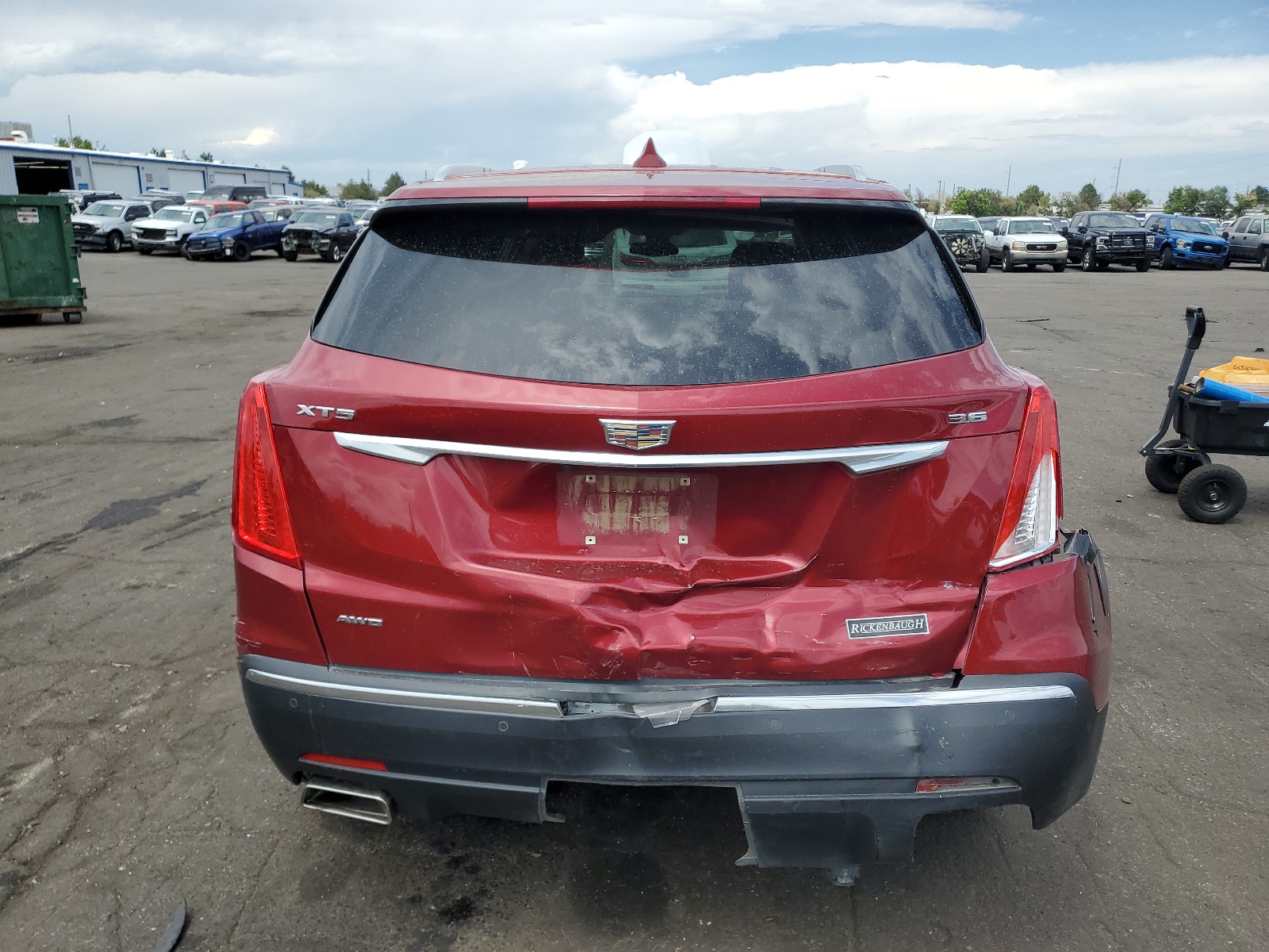 1GYKNDRS9KZ215360 2019 Cadillac Xt5 Luxury