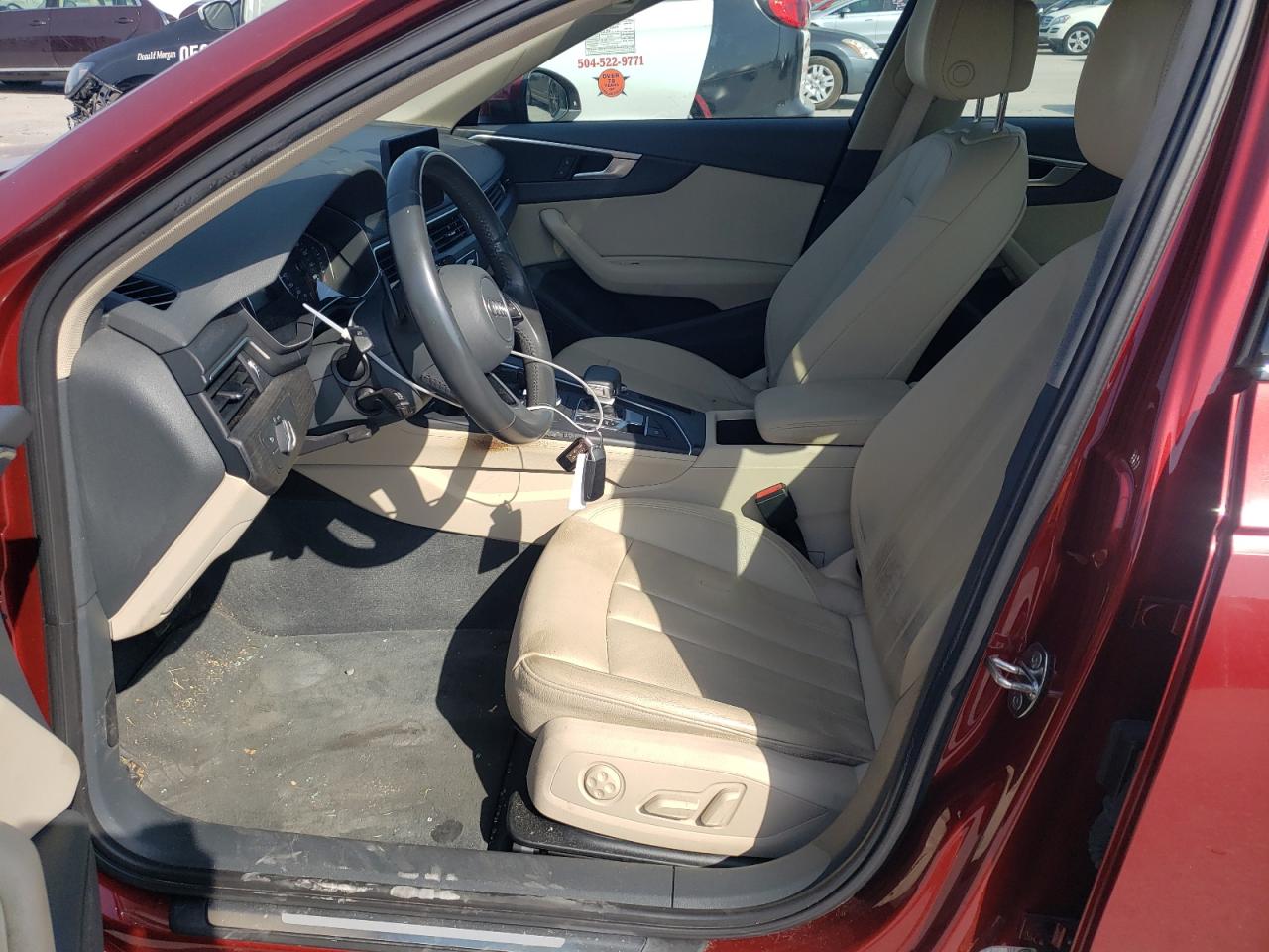 2019 Audi A4 Premium VIN: WAUGMAF43KN020622 Lot: 65613234