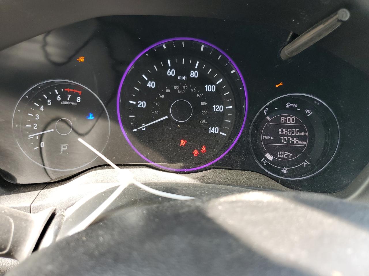 2017 Honda Hr-V Ex VIN: 3CZRU5H51HM704364 Lot: 65799614