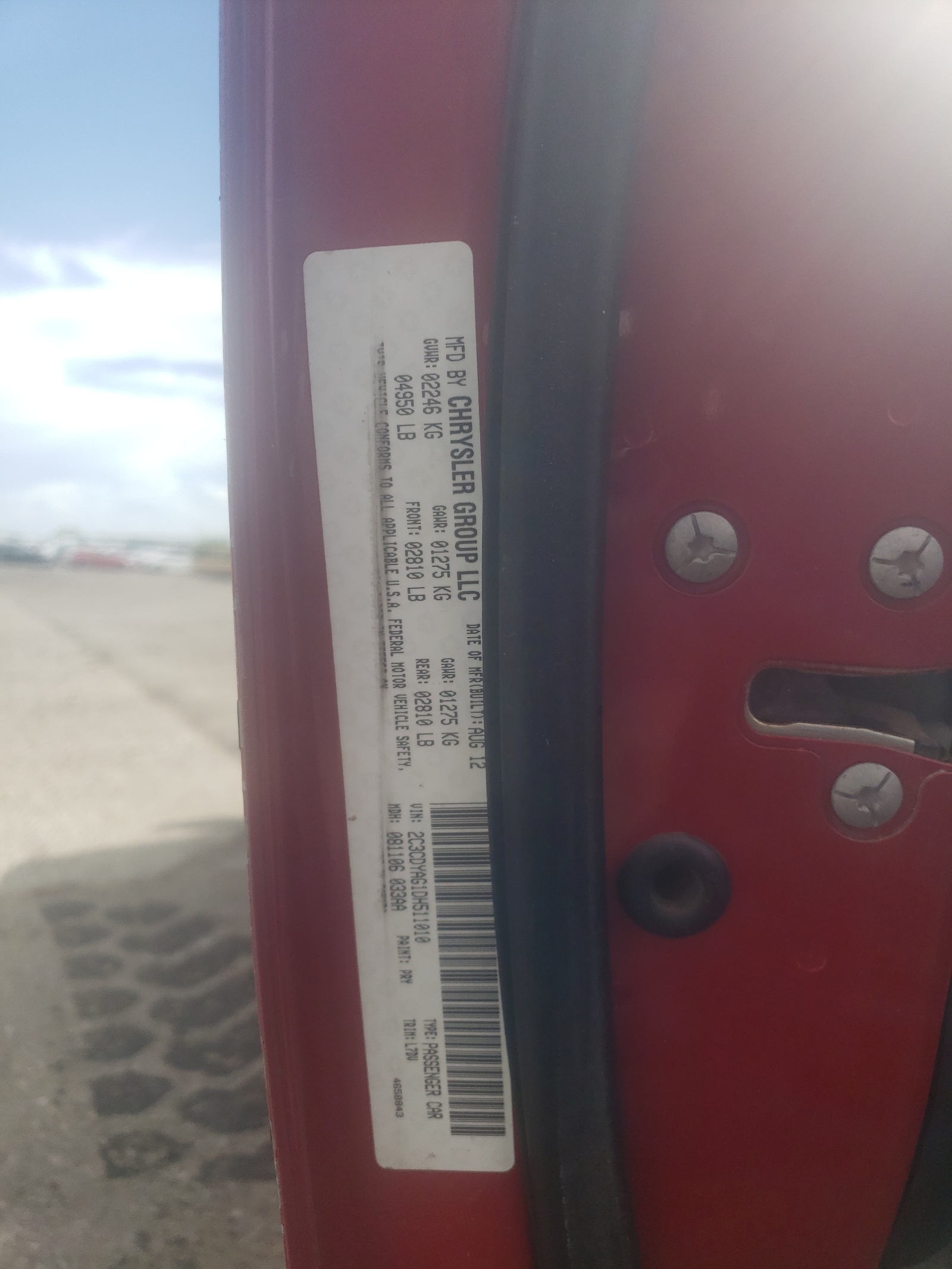 2C3CDYAG1DH511010 2013 Dodge Challenger Sxt