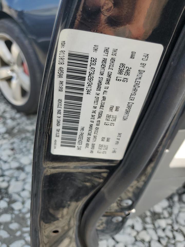 2006 Dodge Charger Srt-8 VIN: 2B3LA73W26H341344 Lot: 65916804