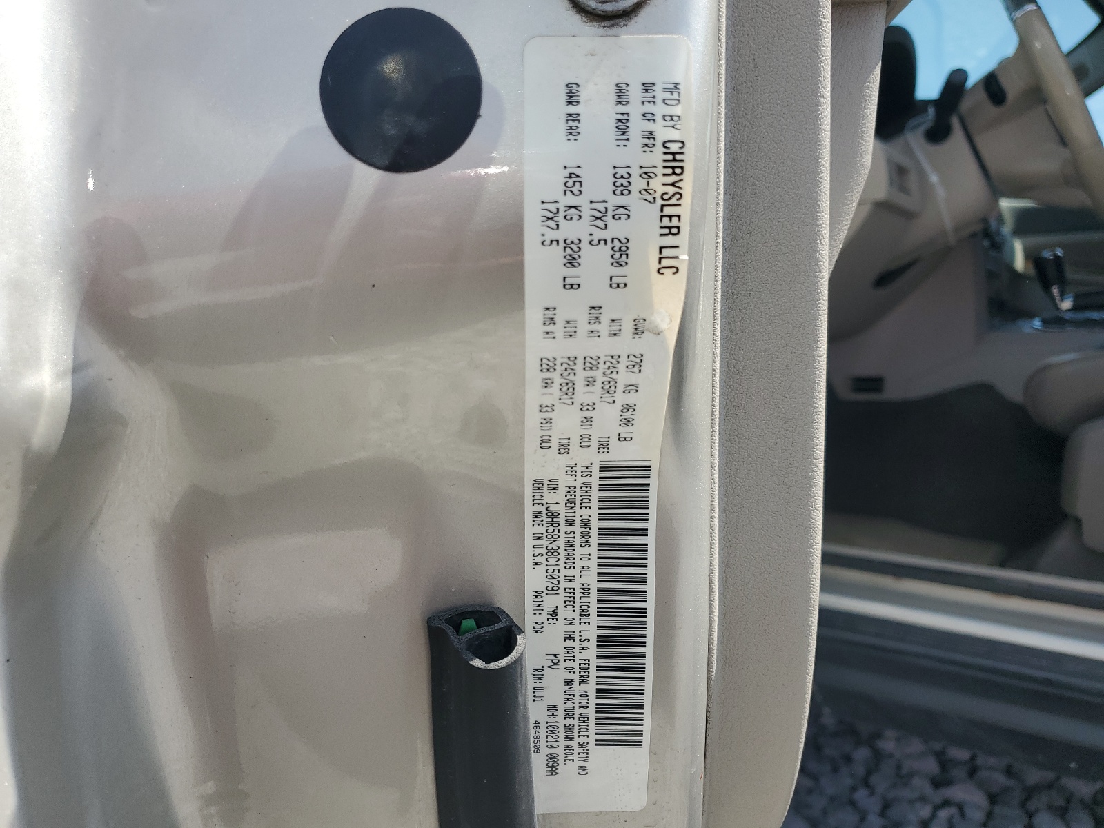 1J8HR58N38C150791 2008 Jeep Grand Cherokee Limited