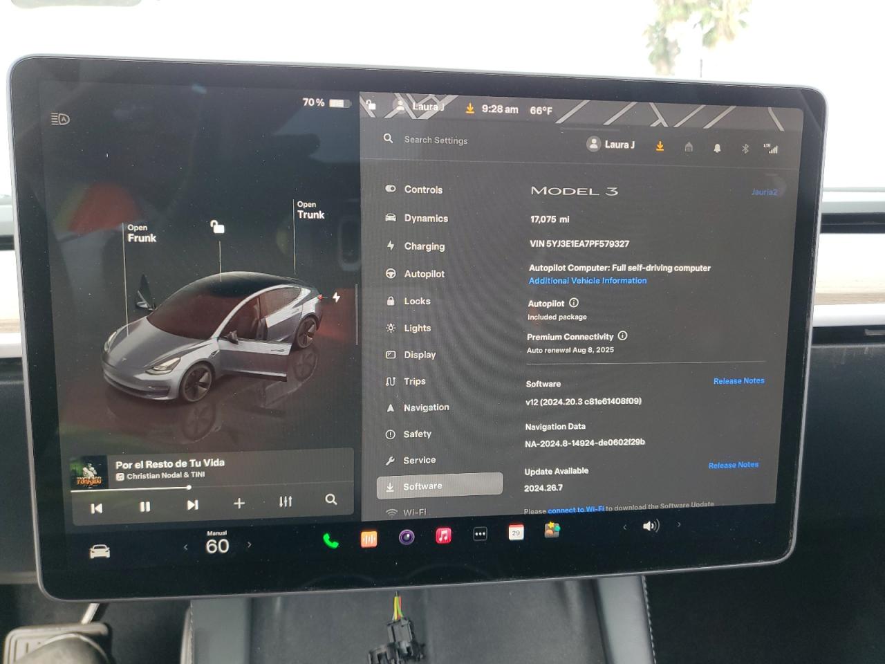 5YJ3E1EA7PF579327 2023 Tesla Model 3