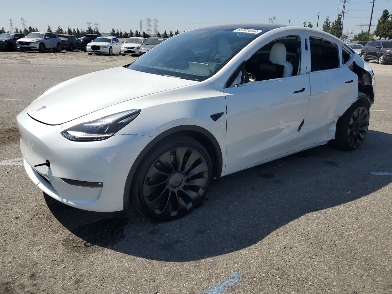 7SAYGDEFXNF448079 2022 TESLA MODEL Y - Image 1