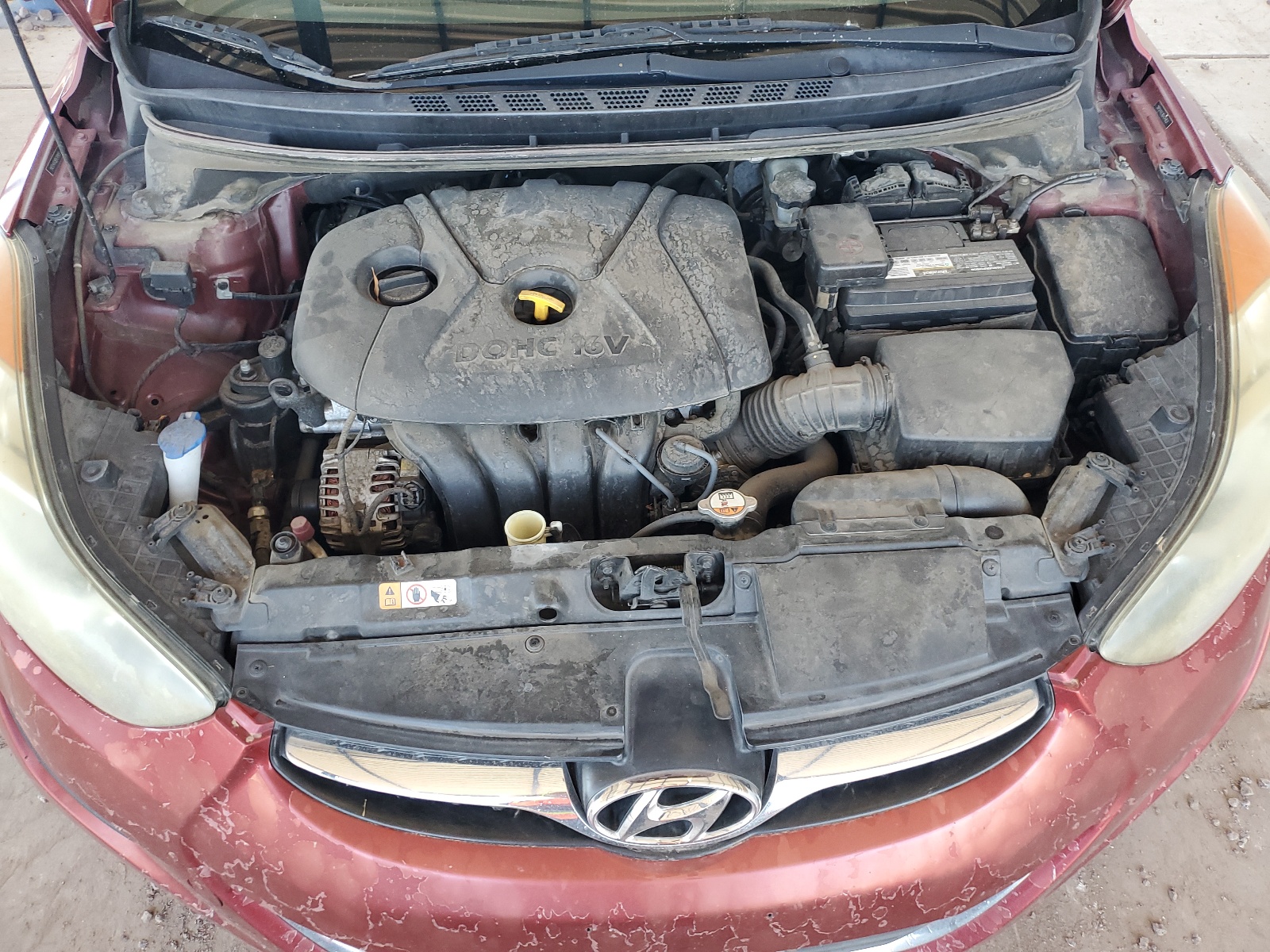 5NPDH4AE8DH249831 2013 Hyundai Elantra Gls