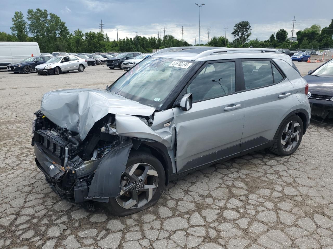 2022 Hyundai Venue Sel VIN: KMHRC8A35NU163728 Lot: 65670664