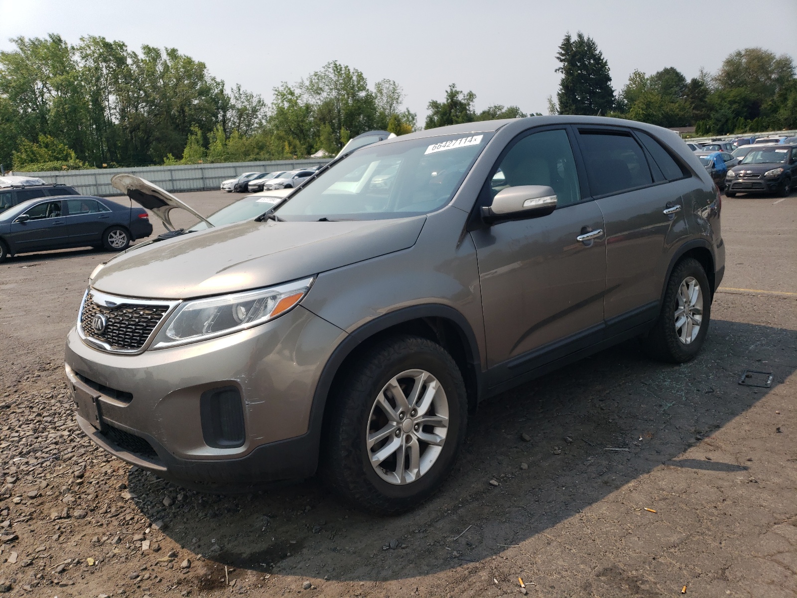 2014 Kia Sorento Lx vin: 5XYKTCA62EG487224