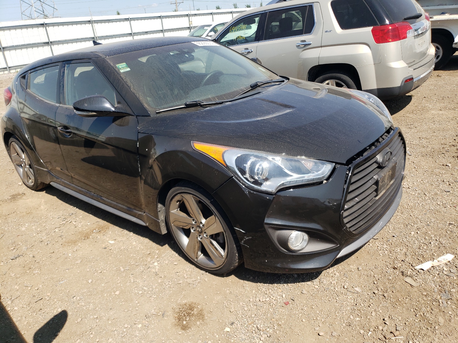 2013 Hyundai Veloster Turbo vin: KMHTC6AE8DU129311