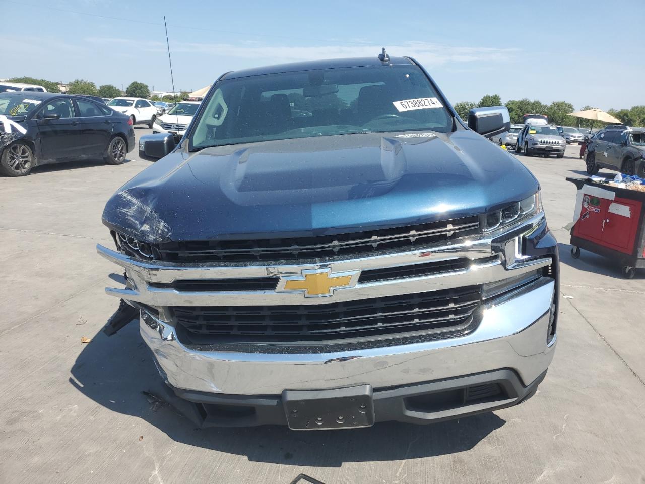 3GCPWCEK1MG447592 2021 Chevrolet Silverado C1500 Lt