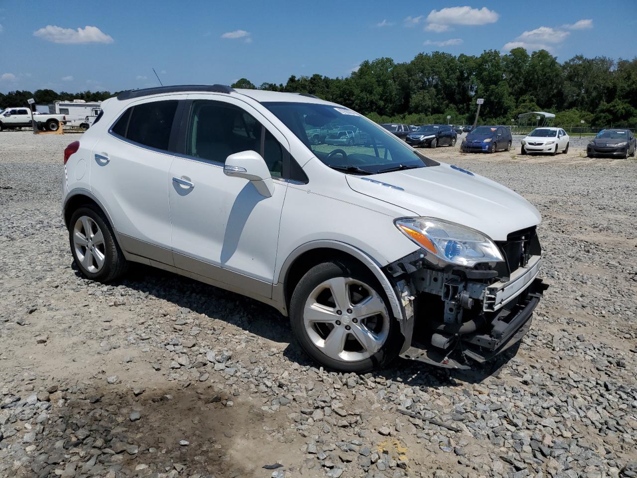 2015 BUICK ENCORE with FRONT END damage, VIN KL4CJCSB4FB160643
