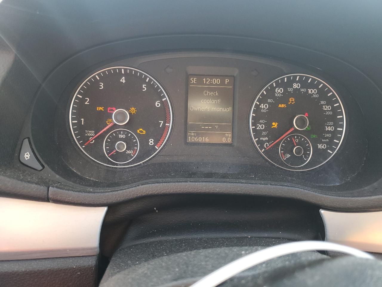 2012 Volkswagen Passat Se VIN: 1VWBP7A31CC100999 Lot: 63491204