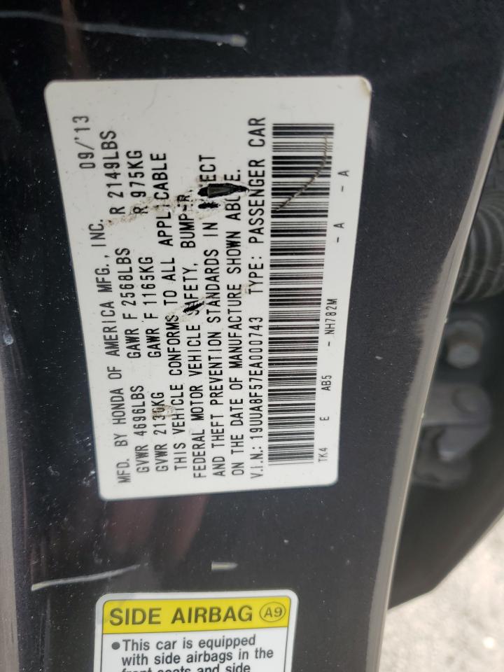 2014 Acura Tl Tech VIN: 19UUA8F57EA000743 Lot: 68544244