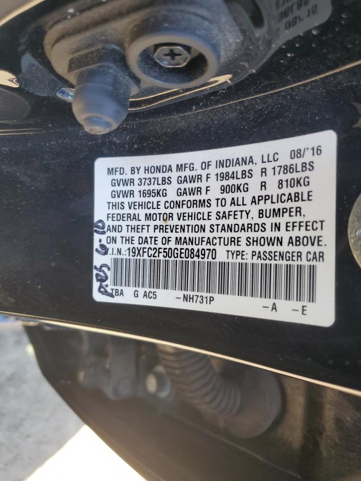 19XFC2F50GE084970 2016 Honda Civic Lx