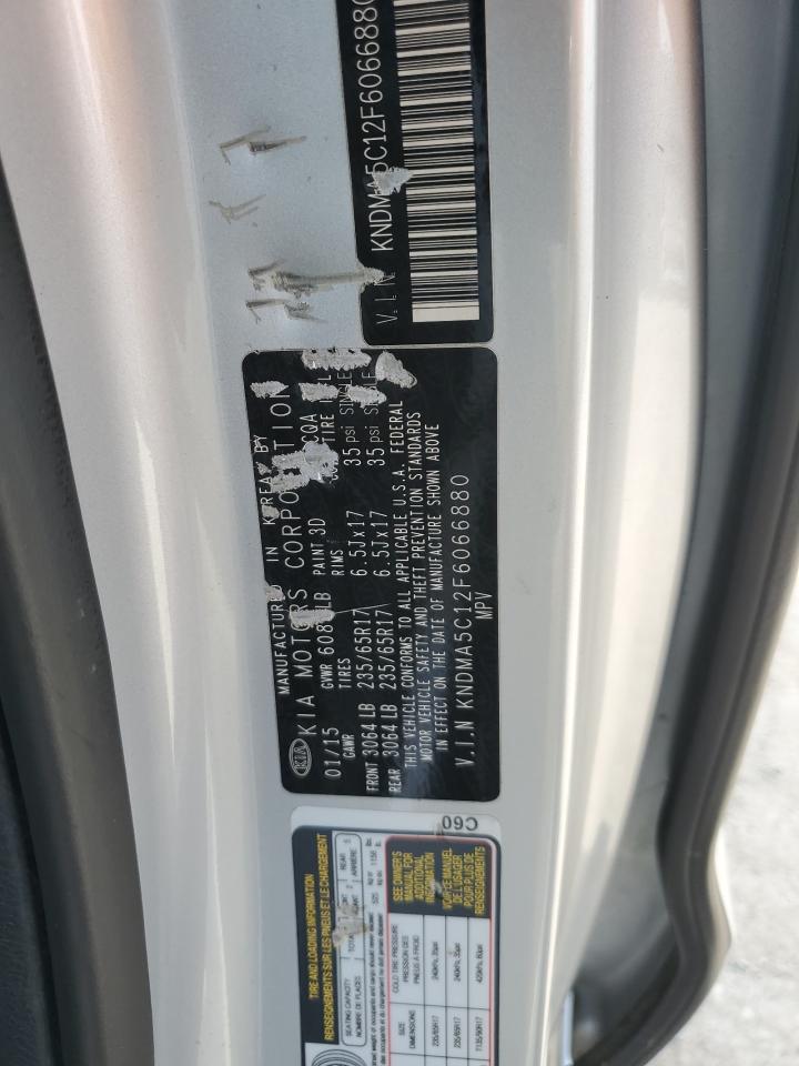 KNDMA5C12F6066880 2015 Kia Sedona L