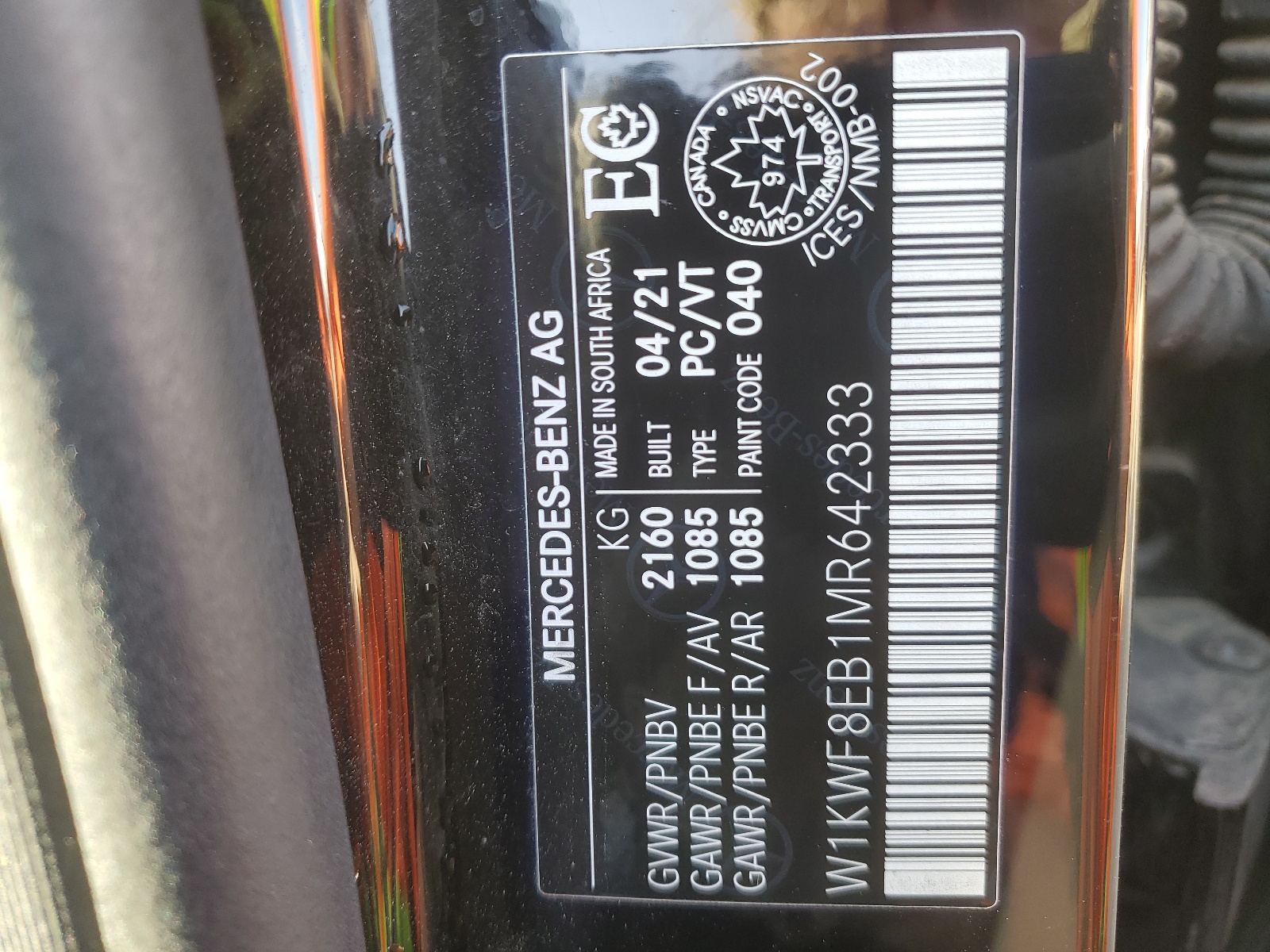 W1KWF8EB1MR642333 2021 Mercedes-Benz C 300 4Matic