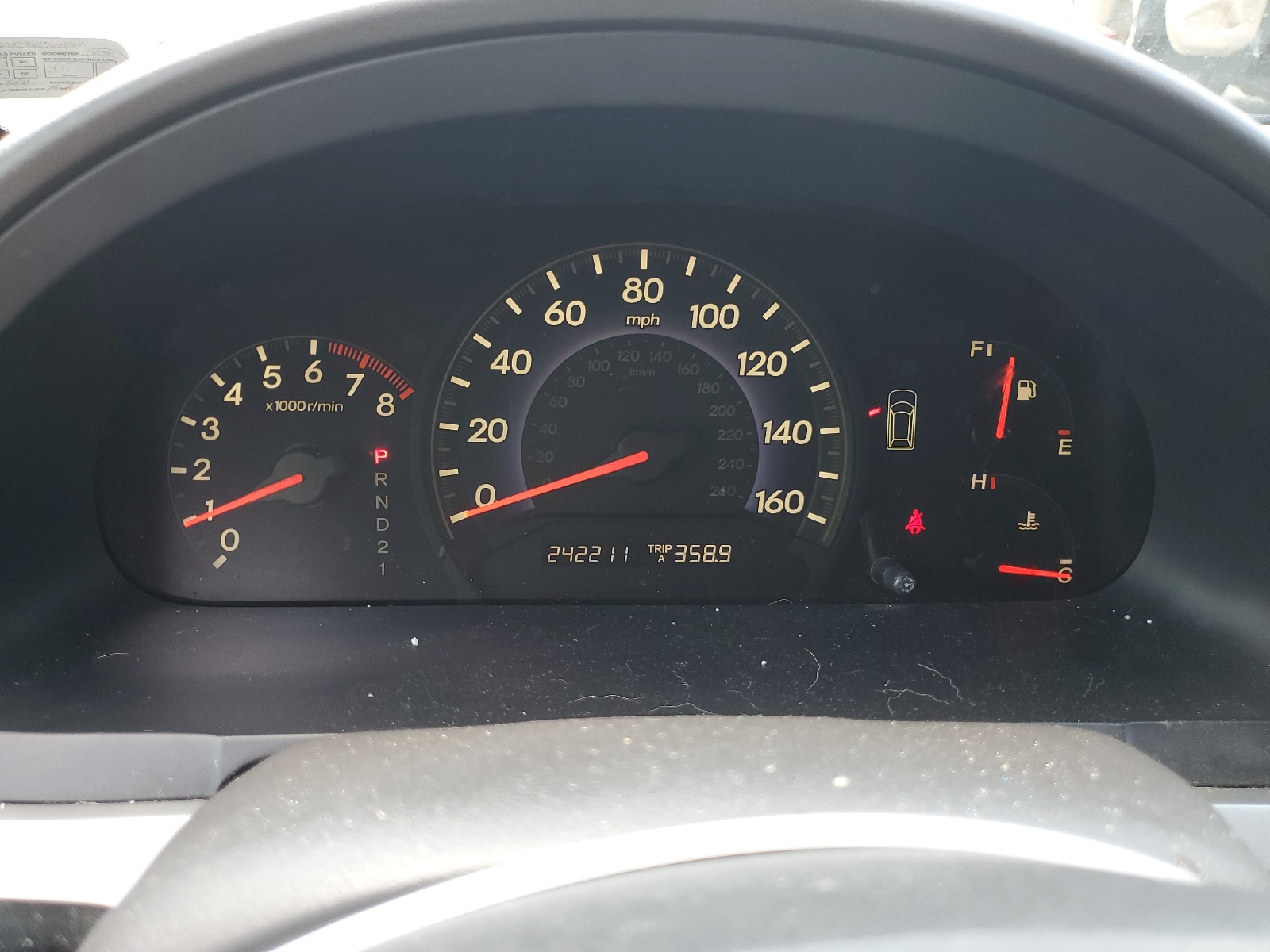 5FNRL38669B014184 2009 Honda Odyssey Exl