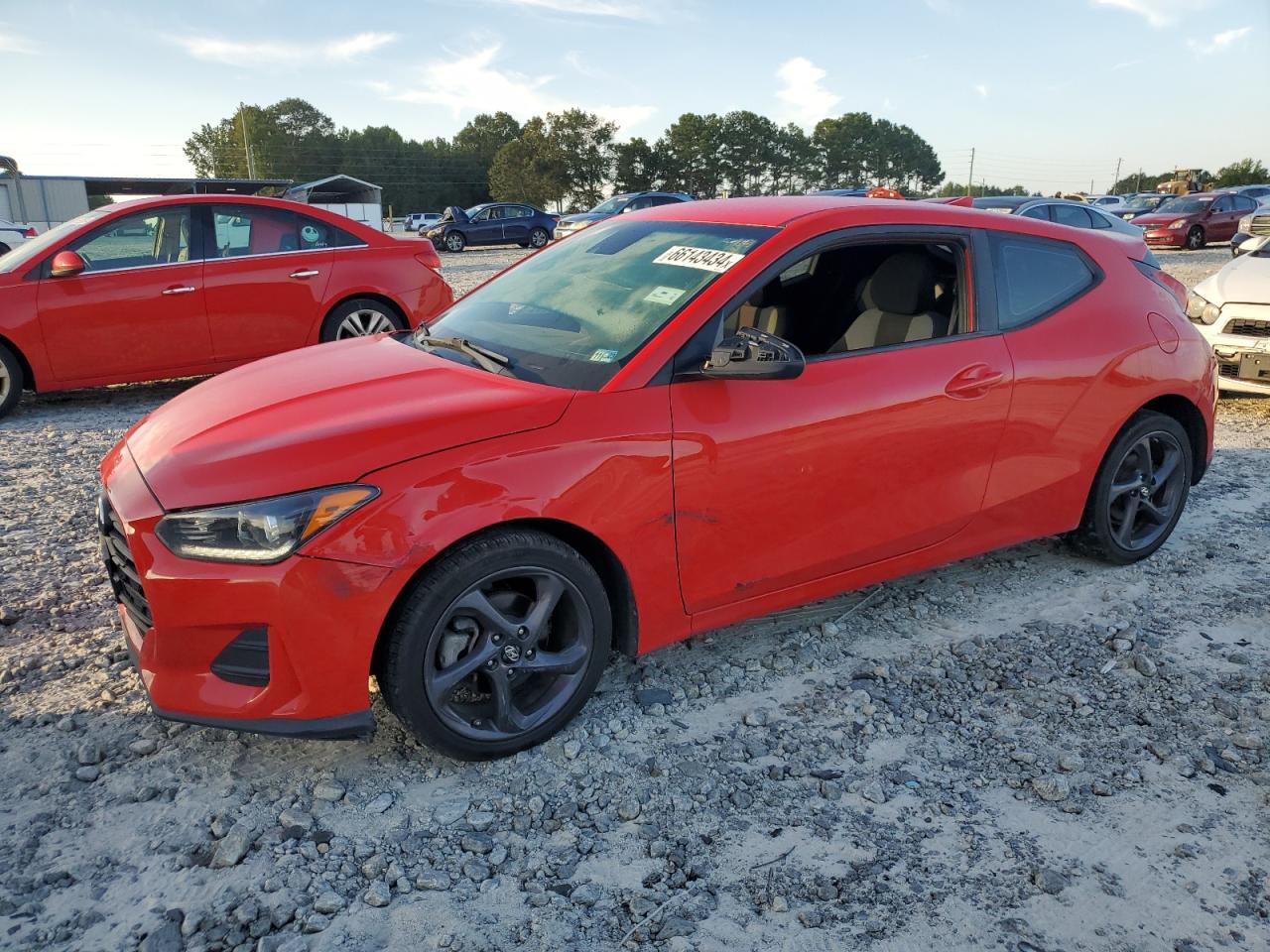 2019 Hyundai Veloster Base VIN: KMHTG6AF3KU016750 Lot: 66143434