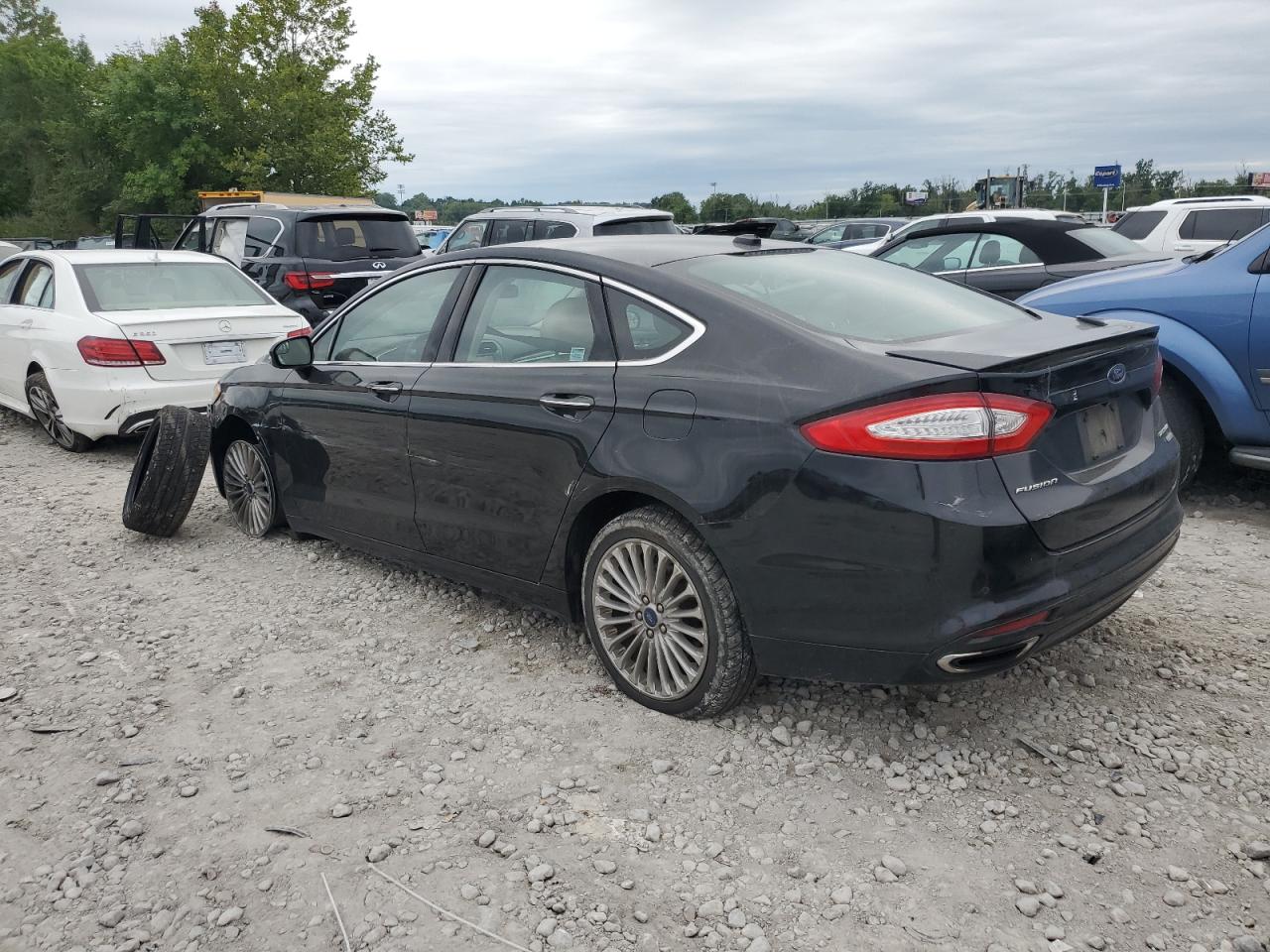 2016 Ford Fusion Titanium VIN: 3FA6P0K95GR400167 Lot: 66368144