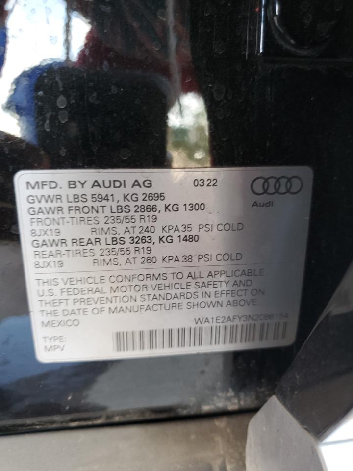 WA1E2AFY3N2086154 2022 AUDI Q5 - Image 14